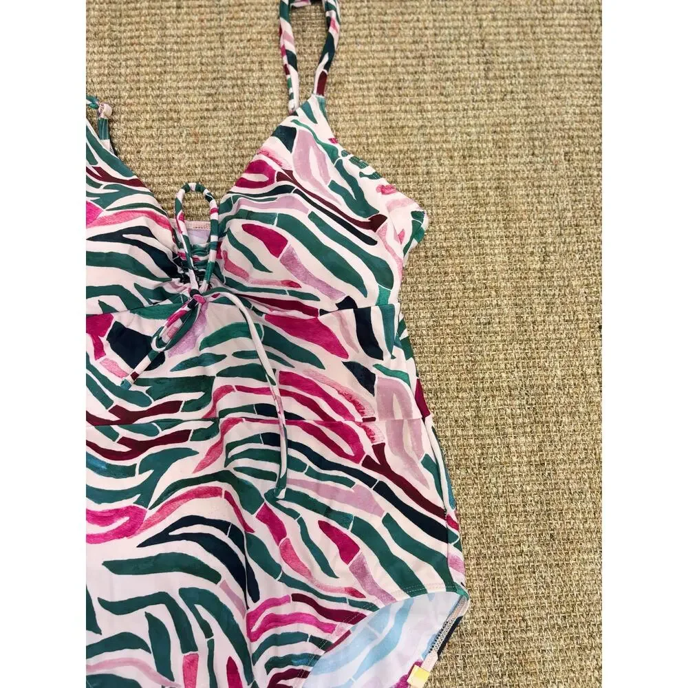 🌸 Summersalt One-Piece Swimsuit | Size 10 | Abstract Zebra Print